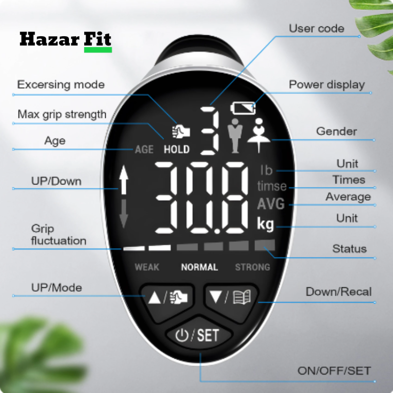 The Hazar fit™ Grip strength trainer